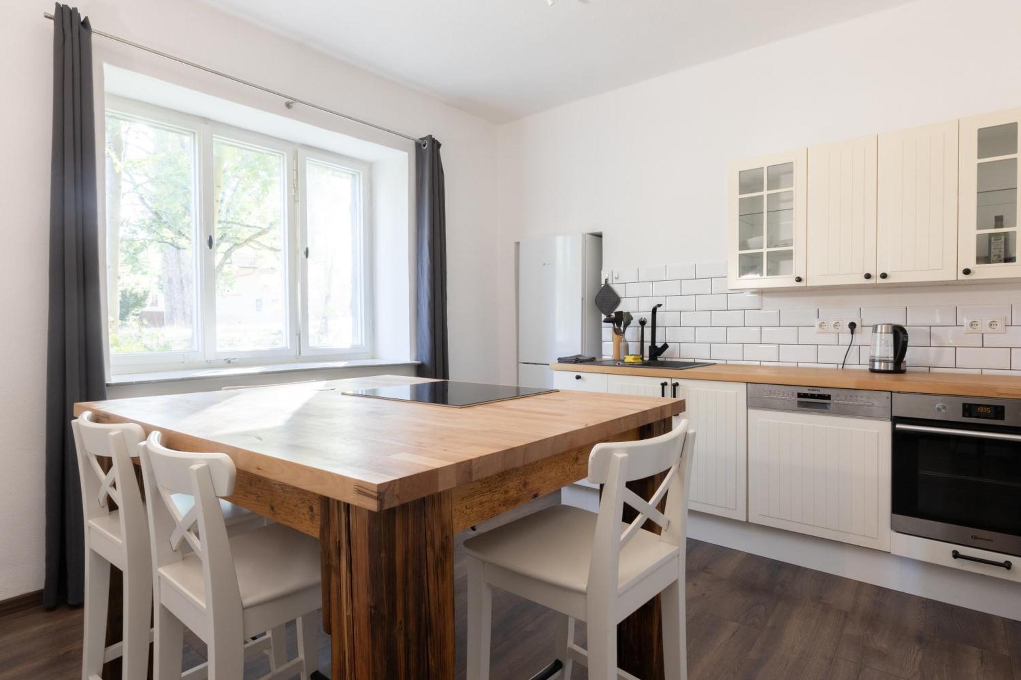 Urige Wohnung Mit Zwei Betten Und Genialer Kueche Mugeln Exterior foto